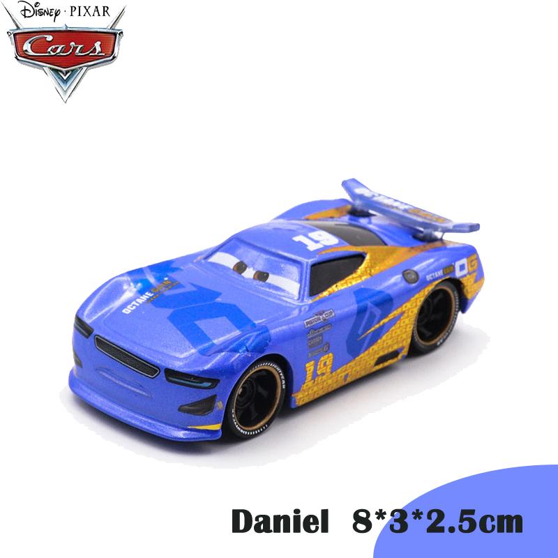 1:55 Pixar Cars 3 2 Classic Car Lightning McQueen Chick Hicks Finn Diecast Toys Children Birthday Gift Toys