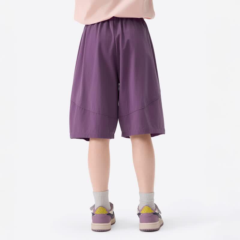 Girls' 7A Antibacterial Cool-Feeling Quick-Drying Breathable Pants