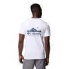 Columbia Rapid Ridge Back Graphic Tee II, Mens white T-shirt