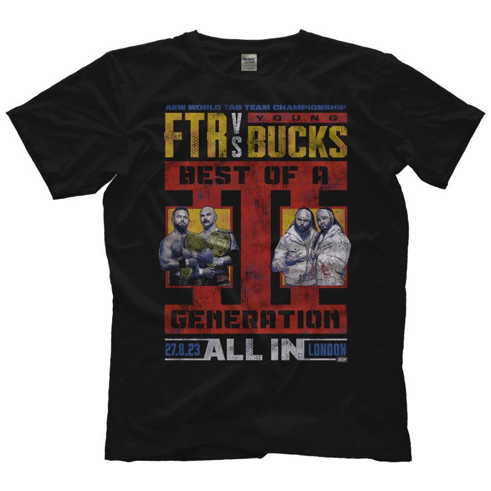 2025 HOT SALE T SHIRTS ALL IN Wrestling Sports TEE Famous Wrestler FANS Unisex clothes Streetwear