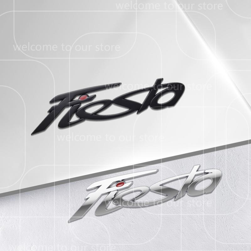 3D For Ford Fiesta MK6 MK7 MK8 MK5 ST Car Sticker Zinc Alloy G1Emblem Body Accessories Styling Metal Rear Trunk Badge Decal