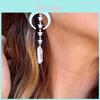 Natural Style Alloy Moon Star Earrings With Geometric Shape For Female Fashion