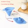 Kitchen Funnel Foldable Funnel Silicone Funnels Portable Funnels For Fuel Beer Oil Filling Bottles Pot Funnel Kitchen Tools