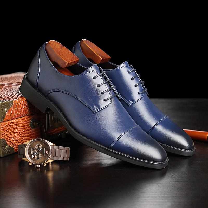 Mode Herren Formelle Schuhe Leder Business Casual Schuhe Hohe Qualität Herren Kleider Büro Luxusschuhe Männliche Atmungsaktive Oxfords 2025