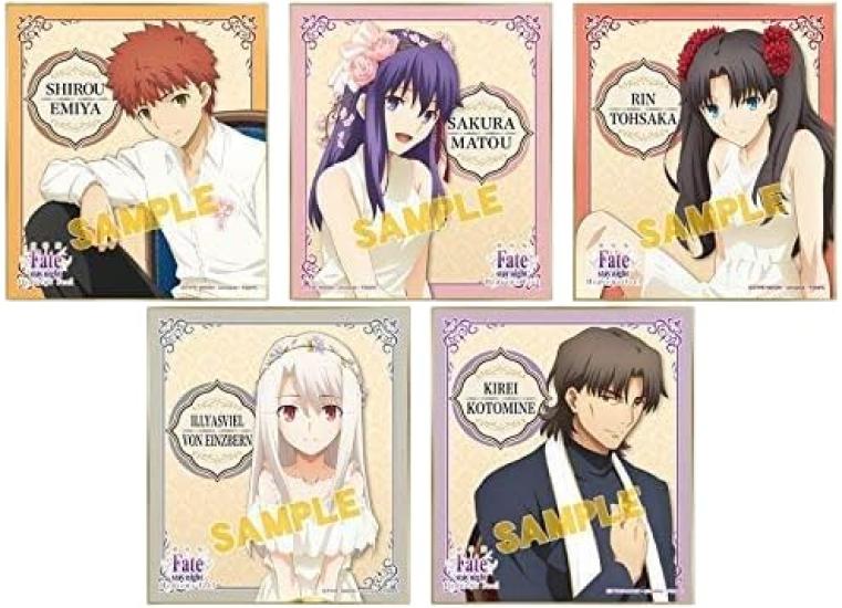 

night Feel Mini Shikishi Collection Box with Stand Fate/stay Heaven s (5 pieces)