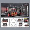 Retro Steam Train Classical Railway Locomotive Accessories Rail Parking Lot Electric Train Track Children Toys for Boy Gifts