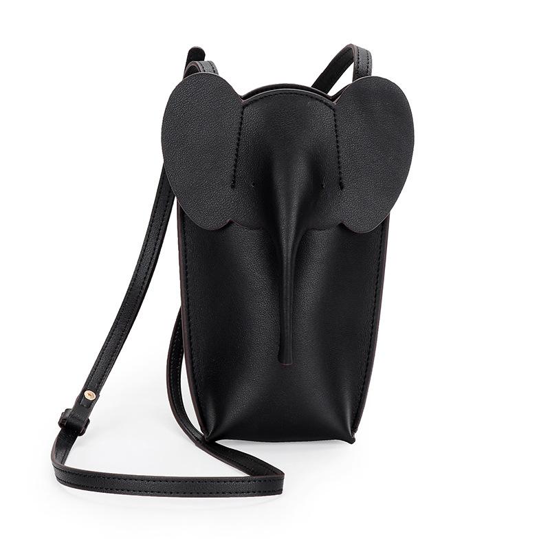 2024 New Mini Shoulder Bag 100% Genuine Leather Women Crossbody Phone Bags Fashion Elephant First Layer of Cowhide Purse Handbag