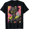 Japanese Streetwear Afro Cyberpunk Y2K Techwear Manga Anime T-Shirt