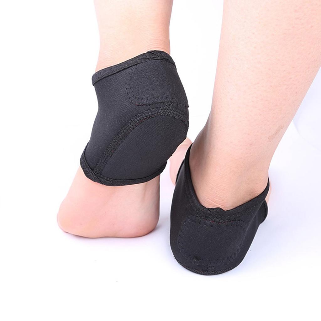 Foot Ankle Pads Cushion Heel Protectors Plantar Fasciitis Pain Relief Ankle Socks for Sports Protection Training