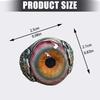 Horror Themed Eyeball Fashion Rings Vintage Gothic Jewelry For Women Men Unique Halloween Cosplay Costume Accessory