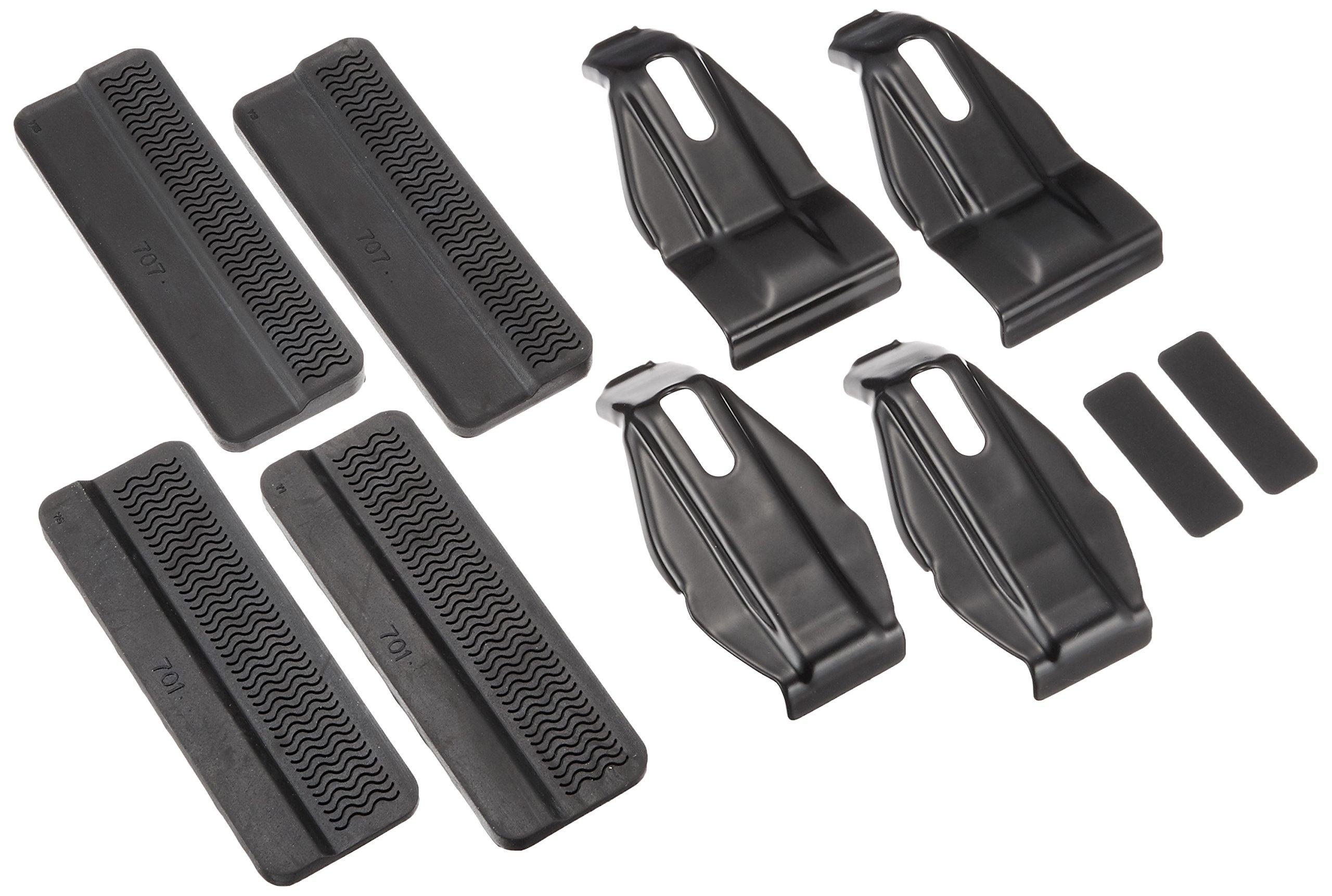 

Terzo Roof Carrier Set of for Toyota Sienta EH306 (by PIAA) Carrier/Base Holder, 4, Black, NCP8#, чёрный