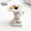 Creative Soft Decoration 3D Printed Polar Bear Storage Tray, Cute Animal Ring Holder & Jewelry Dish, Ornaments Minimalist Desk Organizer for