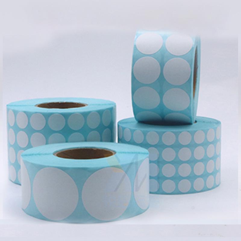 Small Round Waterproof Thermal Barcode Label Roll