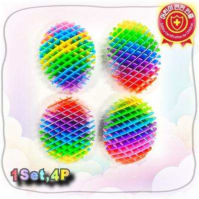 AJ Quiet Korea bezpečnostní certifikace pro děti voštinová hračka fidget worm 1 sada 4 kusů, oblíbené korejské puzzle