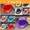 Trilby Hat Sequin Cap Sequinned Dance Party Costume Mj Jazz Fedora Performance
