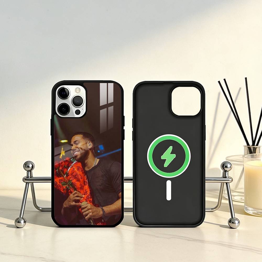 Singer Romeo Santos Phone Case For iPhone17,16,15,14,13,12,11 Plus,Pro Max Magnetic For Magsafe Wireless Charging