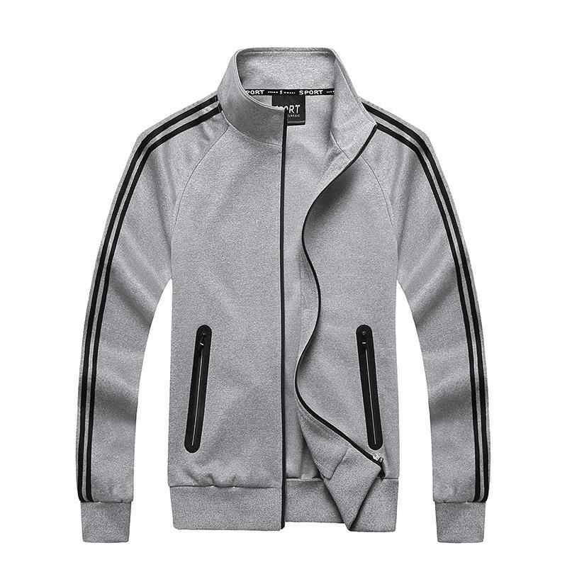 Cappotti da uomo oversize 3 strisce Giacca cappotto da uomo taglia forte 8xl Felpe sportive per uomo taglia grande Streetwear Giubbotto bomber