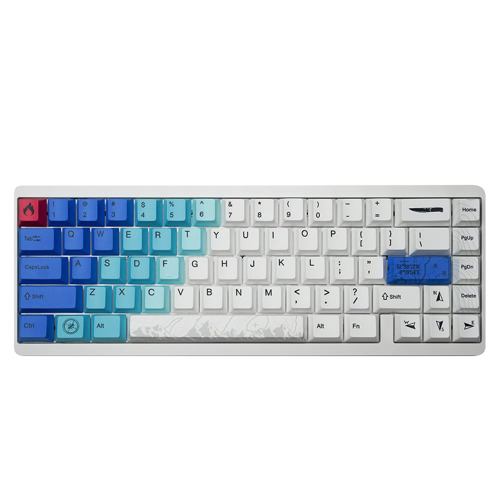 

Mechkeys VARMILO Muse65 Gaming Keyboard, CNC Machined Aluminum Alloy Chassis, Wired Magnetic White Switch Keyboard with Adjustable Trigger for FPS