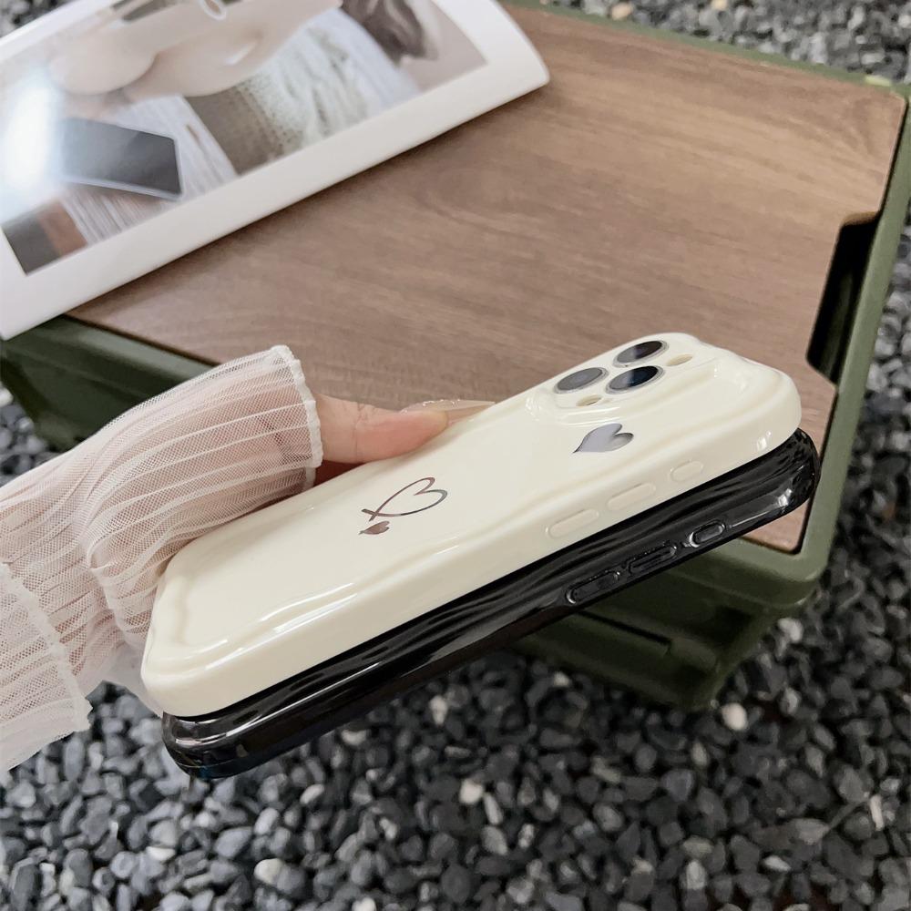 Double Love Heart Pattern Mobile Phone Case Suitable for iPhone 17 16 15 14 13 12 11 Pro/ Max /Plus Anti-fall and Shockproof