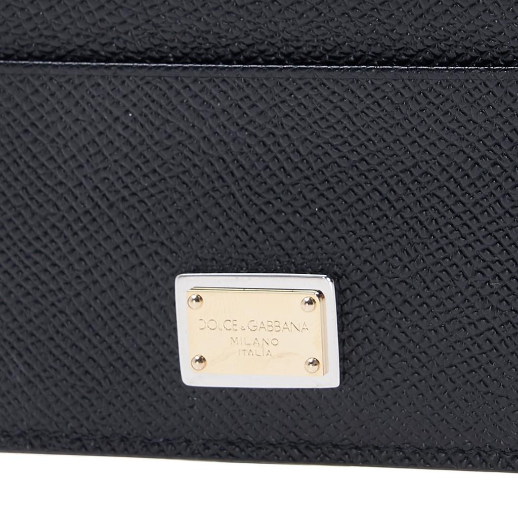 [Dolce & Gabbana] SS25 Unisex Logo Embellished Card Holder BI0330 A1001 80999