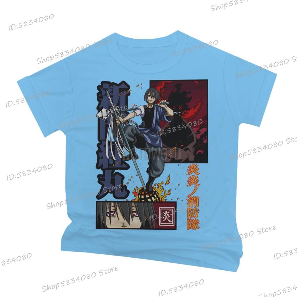 Anime Fire Force Printed Cool TShirt Anime Unisexga Adult Vintage Soft Tees Gift for Him Classic Fire Force Streetwear Tshirts