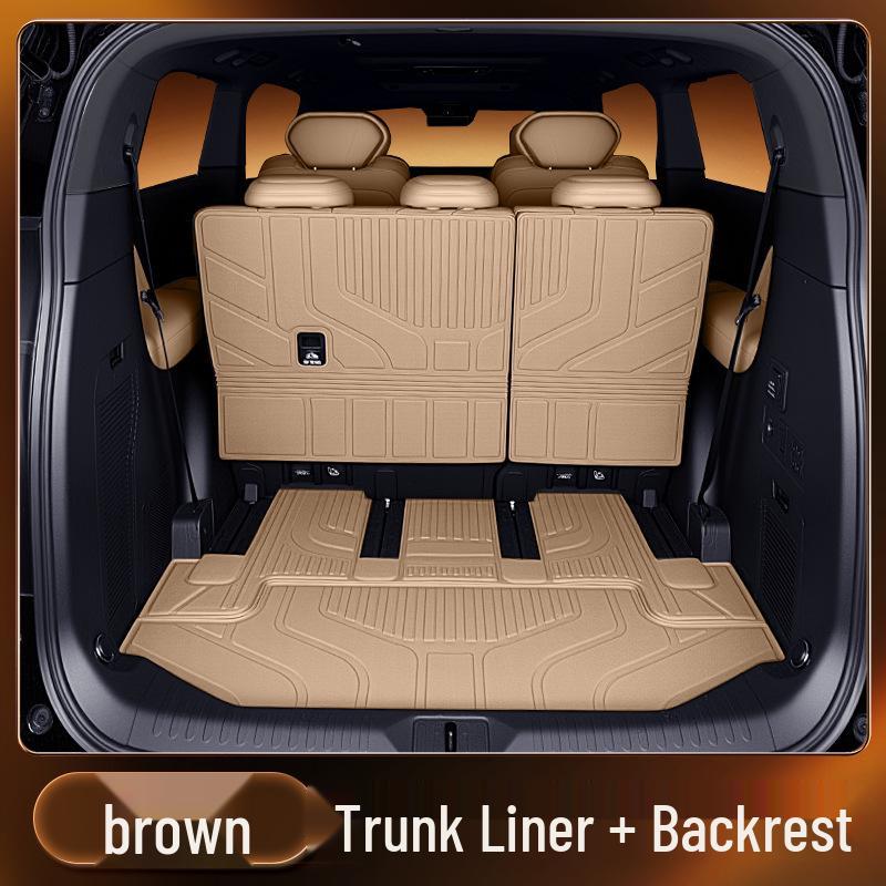 Trunk Mat TPE25 for Wuling Xingguang 730 7-Seater: Decorative Car Floor Mat