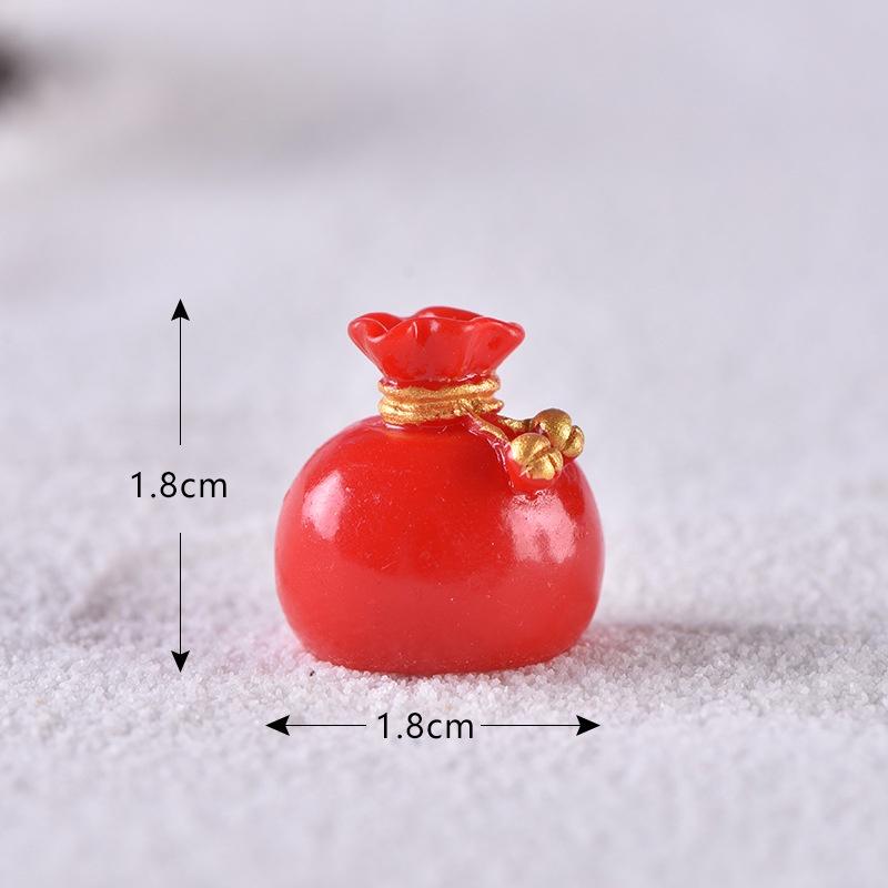 Santa Mini Christmas Claus Snowman Micro Landscape Miniatures Ornament Figurines