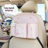 Car Seat Back Dining Table & Storage Bag with Cartoon Design