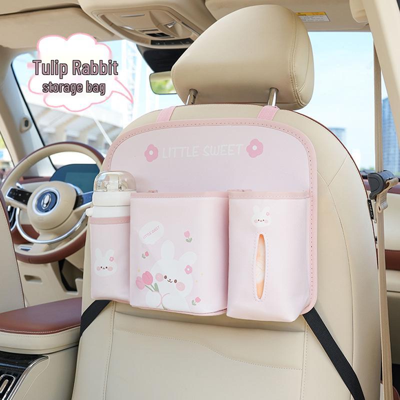 

Органайзер на спинку сиденья автомобиля, столик для еды и сумка для хранения с мультяшным дизайном