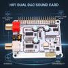 Acogedor HiFi Converter Sound ES9023 Dual Decode I2S 192kHz DAC Expansion Rugged PCB and Analog Output Digital-to-Analog Card, Chip, Bus, 24-bit Box,