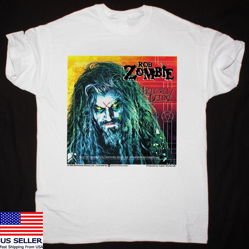 Rob Zombie White Zombie Hellbilly  Full Size S-5XL Unisex T-Shirt M