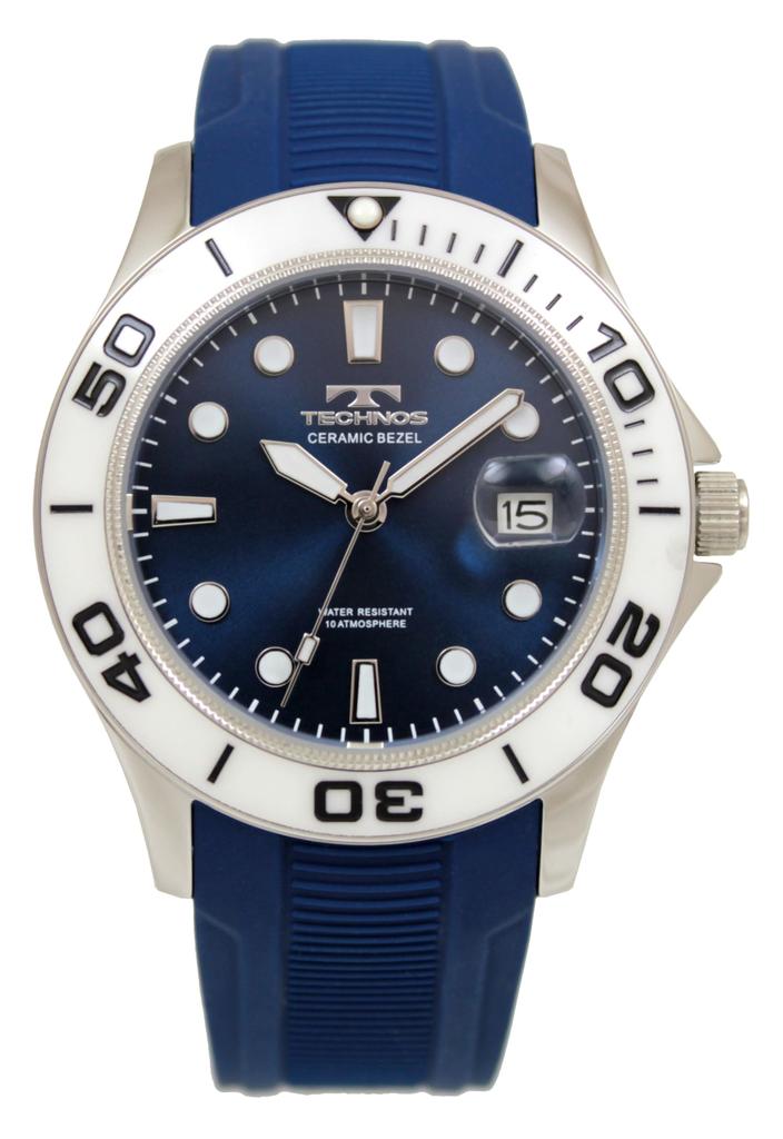 Date Watch T6C21SN Blue [Technos] Men's