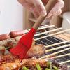 Silicone Pouring Brush, Heat-resistant Pastry Brush With Wooden Handle, Oil Butter Sauce Marinade