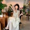 Spring Summer Women's Camisole Solid Backless DressesV-Neck Sleeveless Bow Party Casual Sexy Vacation Sweet Lady Dress
