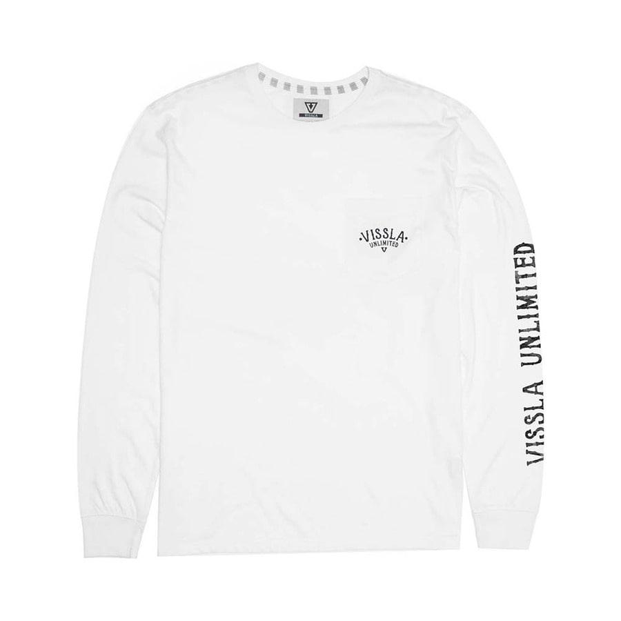 Bisla Shapers Club Ls Pkt Tee-Wht Белый M (V22S196171011225)