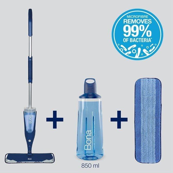 Bona premium spray mop cleaning solution 850ml Blue