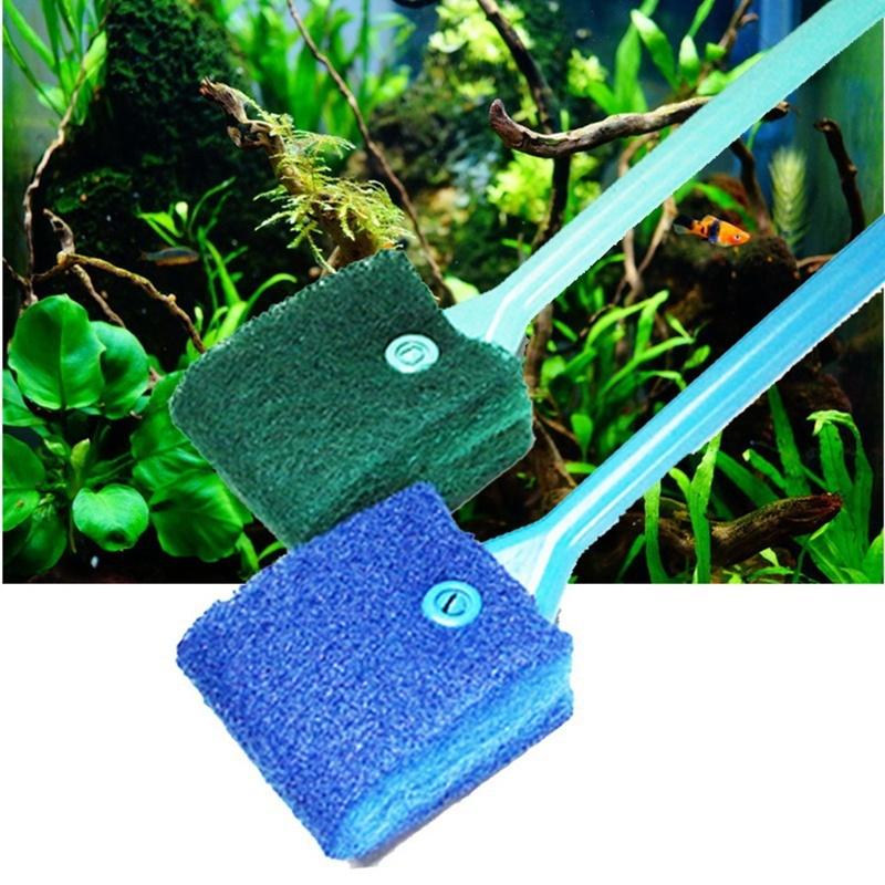 Fish Tank Strusher 1 PC Aquarium Fish Tank Cleaning Sponge Scourer Brush Scrubber Algae ...