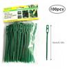 100pcs Reusable 13cm Plastic Plant Support Clips Clamps For Plants Hanging Vine Garden Greenhouse Vegetables Tomatoes Clips