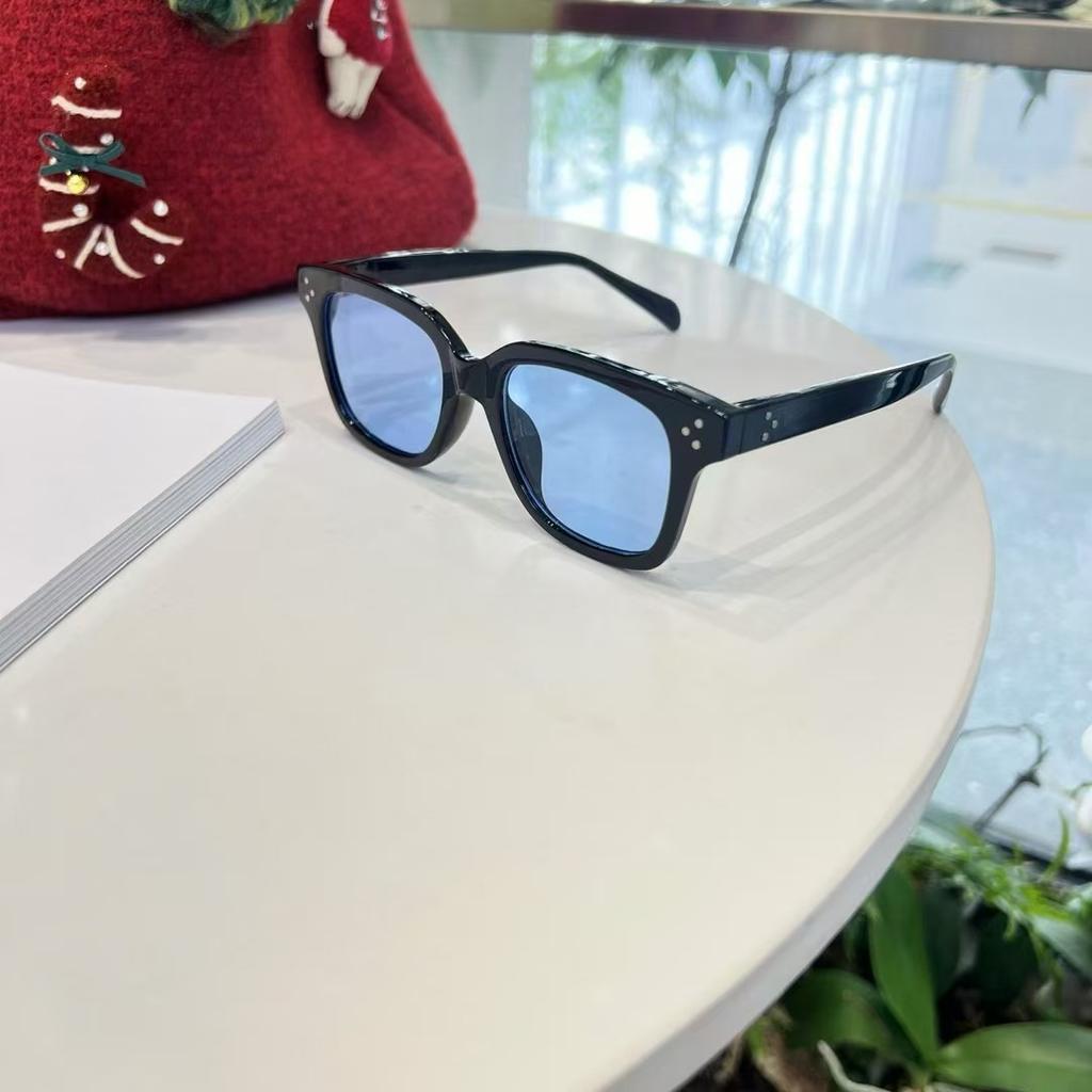 Premium Quality-Made TR90 Material Sunglasses for Female Square Shape UV Protection Men's Sun Eyeglasses Korean Style Women Sun Glass