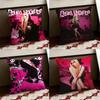 AAvril RRamona Lavigne Cushion Cover Reversible Soft Durable Pillow Cover Home  Car MultiScene Use for Daily Comfort
