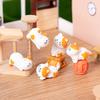8Pcs Cartoon Cat Miniatures Resin Ornaments Fairy Garden Decoration Moss Terrarium Micro Landscape