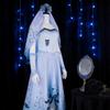 Tim Burtons Corpse Bride Emily Themed Cosplay Dress With Polyester And Spandex For Role Play