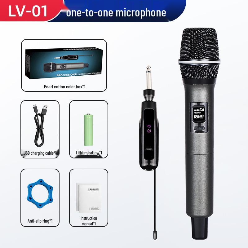 200m Range Professional True Diversity Wireless Microphones with Magnetic Charging and Disinfection for Conferencing & Performance