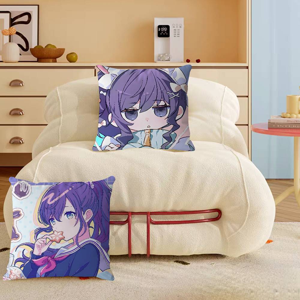 A-Asahina M-Mafuyu Cushion Cover Car Throw Pillow Case For Sofa Car Christmas Gift 40x40cm 45x45cm