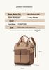 Stylish Lightweight Mummy Backpack: High-Capacity Baby Bag for Easy Outings
