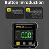 Digital Display Display Angle Gauge Four Sided Tilt Angle Box Angle Gauge  Electronic Level Laser