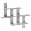 Wall Shelf Concrete Grey 85 X 13.5 X 73.5 Cm Engineered Wood