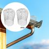 Justerbart Aluminiumränna Stuprörsskydd Rännsil Filter för Terrass Förebygga Blockering Trädgårdsgrenar Rännrengöring