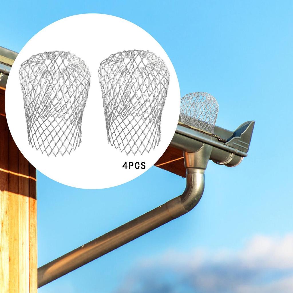 Justerbart Aluminiumränna Stuprörsskydd Rännsil Filter för Terrass Förebygga Blockering Trädgårdsgrenar Rännrengöring