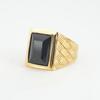 European and American Rings, Gemstones Vacuum Electroplating Multi-color Domineering Men's and Women's Exaggerated Rings